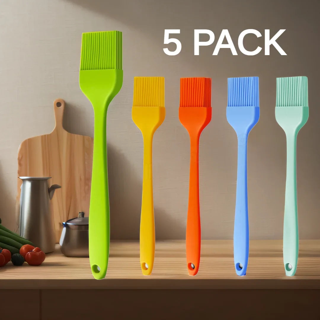 Silicone Basting & Pastry Brush For Butter, Sauce & BBQ