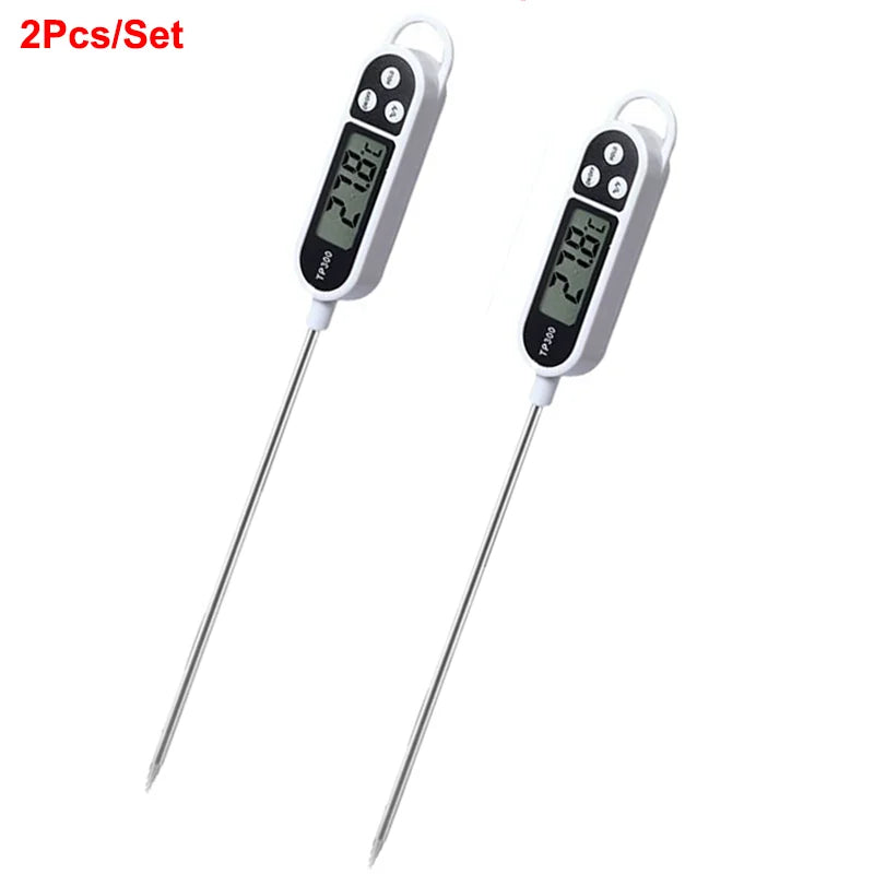 Digital food thermometer
Meat thermometer
BBQ thermometer probe
Cooking thermometer
Instant read thermometer
Kitchen food thermometer
Grilling thermometer
Barbecue cooking tool
Accurate food thermometer
Heat-resistant thermometer probe
Professional cooking thermometer
Baking and cooking thermometer
Temperature probe for meat
Easy-read digital thermometer
Kitchen cooking accessory