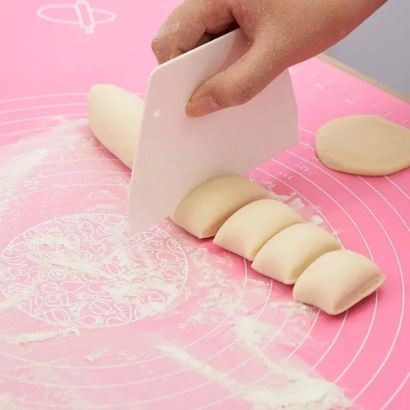 Silicone pastry mat
Reusable silicone mat
Professional baking mat
Pizza dough mat
Pastry prep mat
Non-stick baking mat
Non-slip silicone mat
Kitchen baking accessory
Home baking essential
Easy-clean baking mat
Dough rolling mat
Dough preparation mat
Cooking and baking tool
Cake and pastry mat
Baking mat for pizza