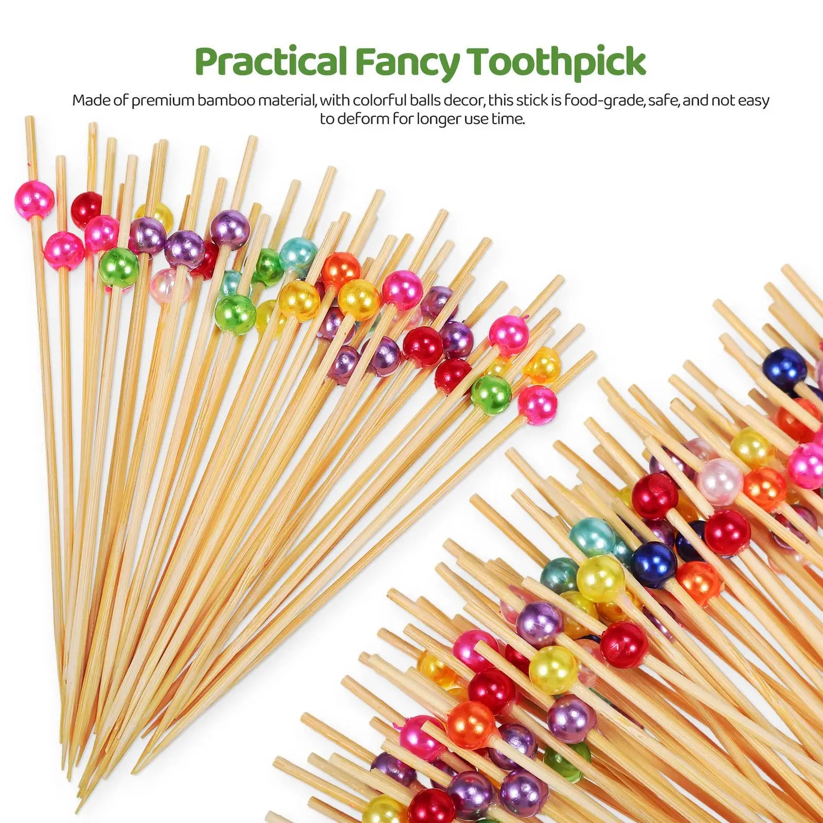 Bamboo cocktail picks

Pearl cocktail picks

Colorful drink picks

Cocktail garnish picks

Bamboo toothpicks for cocktails

Party cocktail sticks

Reusable cocktail picks

Decorative drink picks

Bar accessories

Cocktail party supplies

Fruit garnish picks

Appetizer cocktail picks

Eco-friendly bamboo picks

Cocktail skewers

Drink decoration accessories